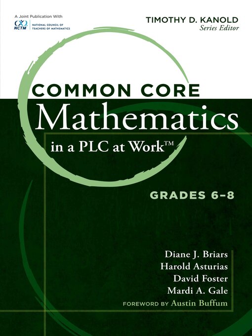 Title details for Common Core Mathematics in a PLC at Work®, Grades 6-8 by Diane J. Briars - Available